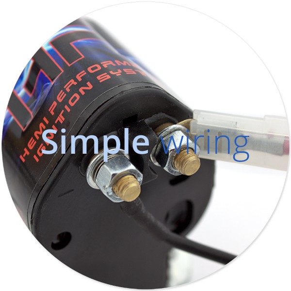 Wiring connections for Hemi Performance HPI ignition conversions